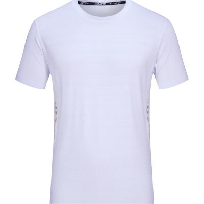 China Breathable Customized Athletic Running Sports Use T Shirts Gym Sports Quick Dry Men's Breathable T-Shirt for sale