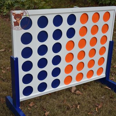 China 100% Eco-Friendly Giants 4 In A Yard Outdoor Life Size Oversized Party Teens Row Adults Giant Wooden Connect 4 Game for sale