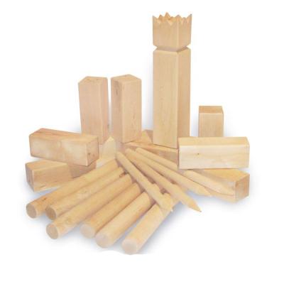 China Promotion Intelligence Wood Game Wooden Number Kubb Game Set for sale