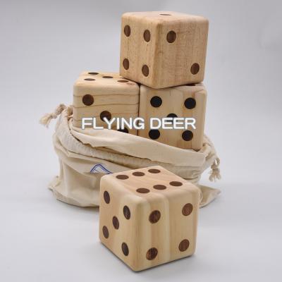 China 9*9 Giant Wooden Dice Game for Outdoor Game for sale