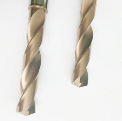 China Good Steel Solid Carbide Drill Coated Straight Leg Twist Drills for sale