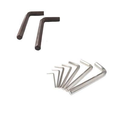 China Carbon Steel Flat Point Metric Allen Key Hex Wrench L Shape for sale