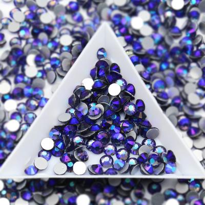 China Wholesale SS3-SS50 Tanzanite ab Flatback WHATSTONE Wholesale SS3-SS50 Flatback Non Hotfix Glass Rhinestones Bedazzler for sale