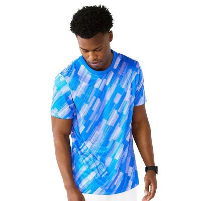 China Custom Made 100 Men's Polyester Round Neck T-shirt Sublimation T-shirt Sublimation T-shirts Wholesale Quick Dry Wholesalers For Tees for sale