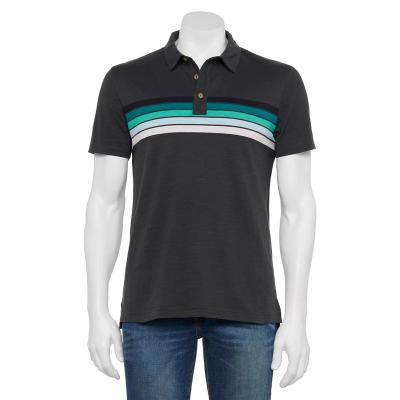 China Wholesale QUICK DRY Striped Mens Pique Polo T Shirts 100 Cotton Golf T Shirts Polo Shirt From China Supplier for sale