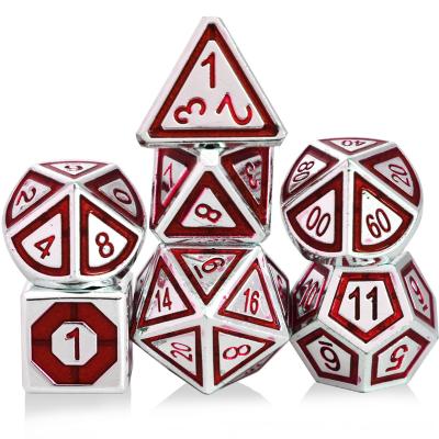 China Dnd RPG Board Game 7PCS Dice of D20 D12 D10 D8 D6 D4 Professional Custom RPG Dies for Dungeons and Dragons dnd for sale