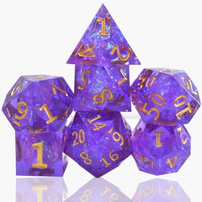 China DND Games Professional Customized Polyhedral Resin Dies For Role Playing Game Dies Set for sale