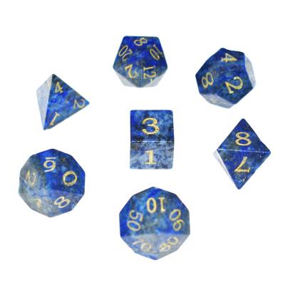 China DND Hot Sale High Quality Handmade Custom Gaming Dice Gem Dice Custom Gaming Dice for sale