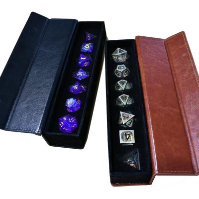 China Fashionable OEM Popular Polyhedral Dies DND RPG Dice Set For DND Dice Set Packing Box for sale