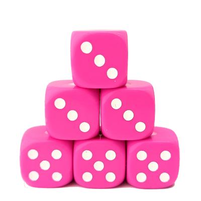 China Hot Salecustom Fashionable Amazon 16mm D6 Multi-sided Custom Casino Game Dice for sale