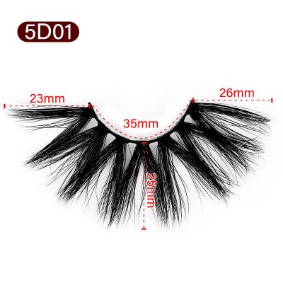 China Natural Soft Eyelash Dispensers Wholesaler With Customize Box Real Siberian 5D Mink Eyelashes Natural Fluffy Strips for sale