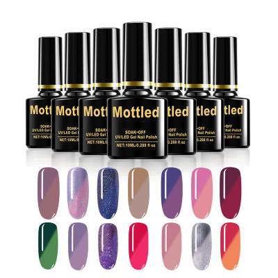 China 2021 Nail Art Beauty Professiona salon supply temperature color change gradient gel UV gel nail polish for sale