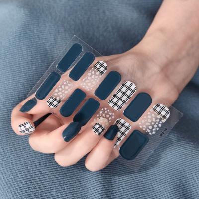 China Strip Nail Sticker 3D Nail Supplier Gel Nail Sticker Cartoon Cured Gel Nail Korea Korea for sale