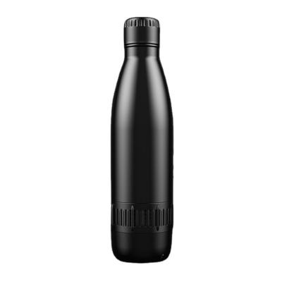 China Sustainable 500ml Cola Shaped Smart Water Bottle Speaker Bottle With Wireless Music Bottle for sale