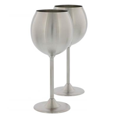 China Durable Dishwasher Safe Unbreakable BPA Free Stainless Steel 10oz Unbreakable Wine Glasses Stemmed Wine Glasses for sale