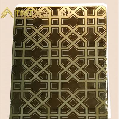 China sus 304 pattern pvd color sheet 1.0mm stainless steel sheet sus 304 luxury indoor outdoor decoration etching sheet for sale