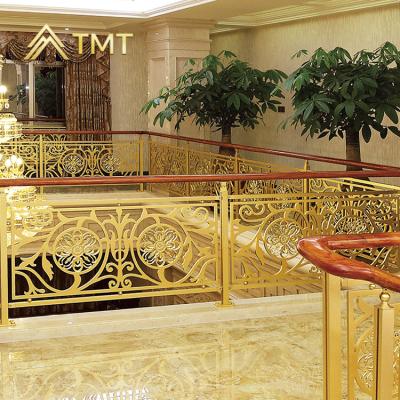 China 304 Stainless Steel Modern Stair Railing For Stairs SS Wholesale Decorative Balusters For Stair Interior Modern Metal Railing for sale