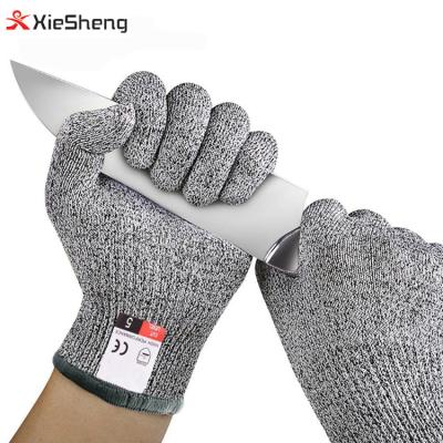 China Outdoor Knife Cut Anti-skid Ultra-thin Steel Wire Mesh Gloves Heavy Duty Touch Screen Protection Anti-Cut Fishing Gloves for sale