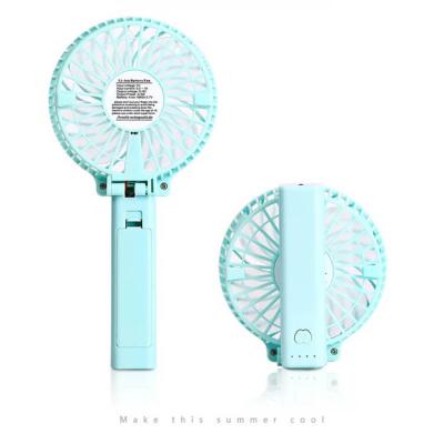 China USB Outdoor Convenient Foldable Fan Handle Mini Charging Electric Fans Snowflake Handheld Portable for Babies Bus or Outdoor Summer for sale