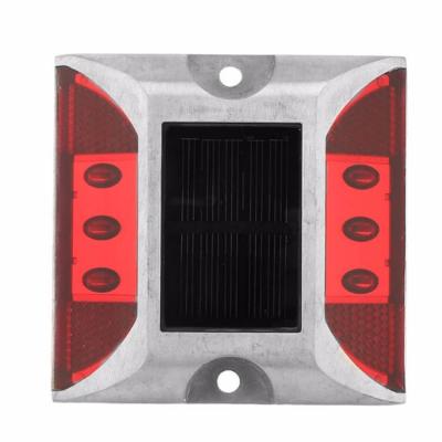 China Roadway Safety YG-DL01 Solar Road Stud Solar Road Stud Waterproof Reflective Ground Path Platform Dock Light Warning Light for sale