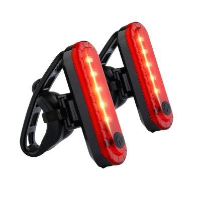 China Hot Selling Amazon LED Bike Rear Back Light Activites USB LED Waterproof Outdoor Rechargeable Bicycle Tail Light for sale