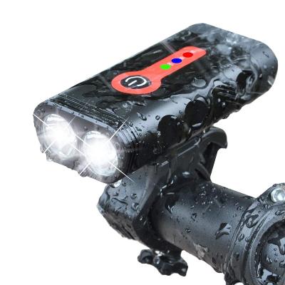 China Waterproof Outdoor Waterproof Recycling Headlight USB Front Bicycle Light Rechargeable Bike Light xml T6 MTB for sale