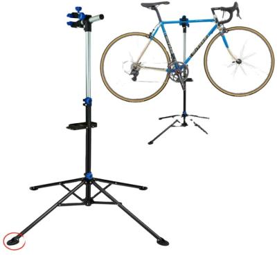 China Rall Kind Foldable Stand Aluminum Steel Mountain Bike Repair Step Stool Cycle Telescopic Arm Bicycle Repair Kit for sale