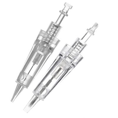 China Wholesale Disposable Sterile 1rl Permanent 0.25 Outerbuckle Shading Permanent Makeup Machine Needle Tattoo Needle Cartridge Manufacturer for sale