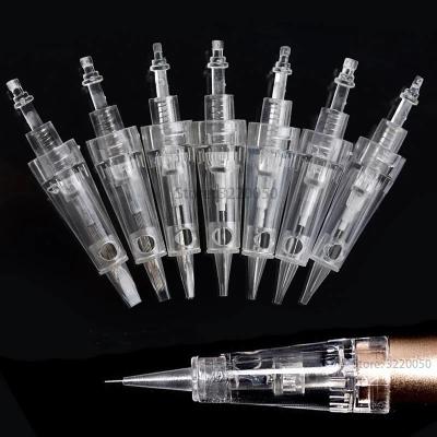 China OEM 1p 3rl 5rl Microblading Needles Permanent Disposable Medical Sterilized Permanent Eyebrow Makeup Tattoo Needles Cartridges for sale