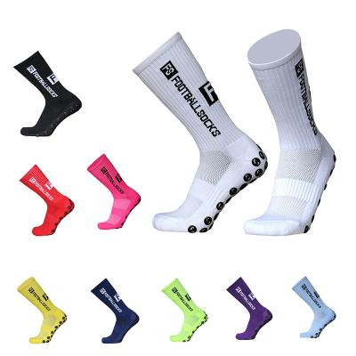 China High Quality Recycling Mens Crew Running Sport Anti Slip Soccer Socks Breathable Custom Non-Grip Ankle Grip for sale