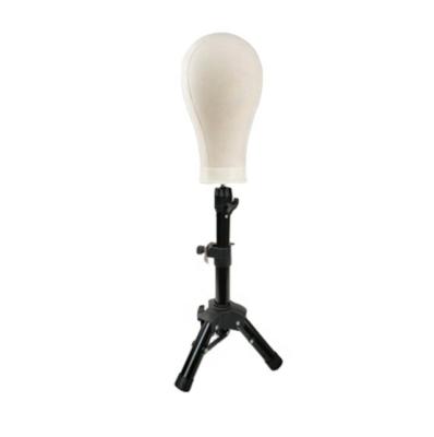 China 65-77cm Metal Tripod Holder Mannequin Head Mini Stand Adjustable Wig Stand Mini Tripod For Sale for sale