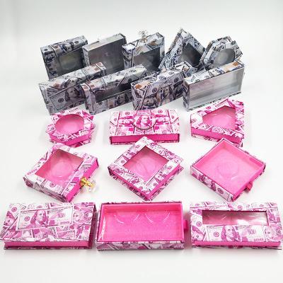 China Cardboard\hot sale silver eyelash paper packaging in stock for sale