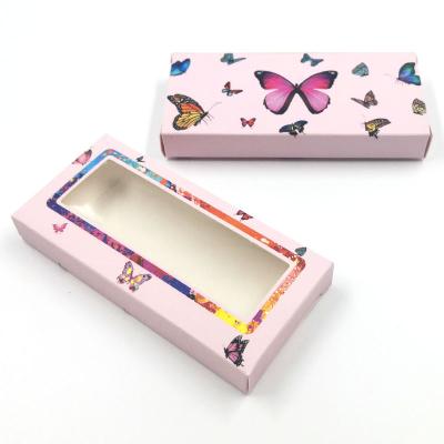 China Handmade hot selling lashboxes in eyelash box butterfly for sale