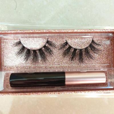 China Hot Sale Magnetic Eyelashes Magnetic Mink Eyelashes With Pen For Beauty for sale