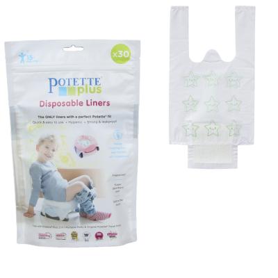 China Safety Disposable Large Volume Baby Potty Liners Bags Leak Proof Potty Cleaning Bag for sale