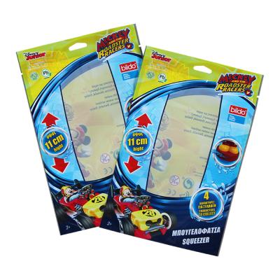 China New Design Moisture Proof Three Side Sealed PLA Laminated Kids Toys Packaging Bags With Clear Window for sale