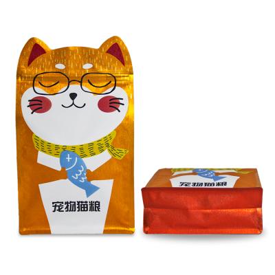 China Food Grade Wire Drawing Aluminum Foil Mylar Moisture Proof Irregular Shaped Bag Stand Up Pouch Zipper Packaging Bag for sale