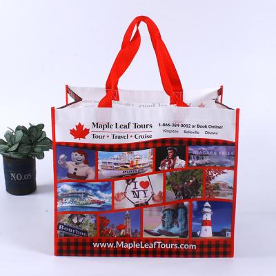 China New thick custom reusable nonwoven handled shopping bag eco bags laminated coated polypropylene non woven tote bags for sale