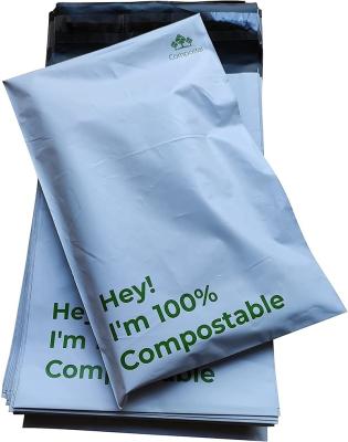 China Custom Plastic Logo Printed Eco Home Compostable Polymailer Packaging Mailer Customized 100% Biodegradable Mailer Bags for sale