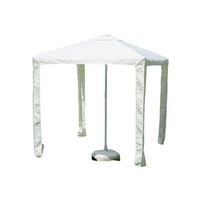 China Modern Portable Printed Outdoor Square Sun Shelter Tent Beach Hut Umbrellas Custom for sale