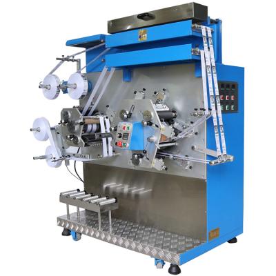 China Big Solid Under Color+Sufficient Solid Color Best Popular Multi Color Flexo Sticker Label Printing Machine for sale