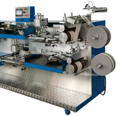 China 2019 Heat Transfer Roll Screen Printing Automatic Computer Controlled Garment Label Screen Printing Machine for sale