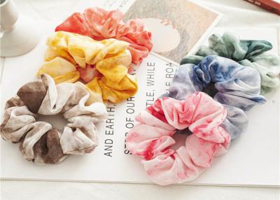 China Spring/summer chiffon tie-dye hairband Headpiece cross-border decorative hair bands intestine hairband for women for sale