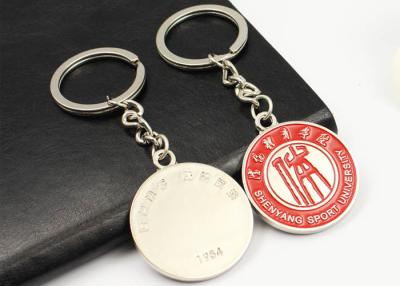 China Wholesale metal paint key chain school graduation commemorative activities key chain OEM logo words for sale