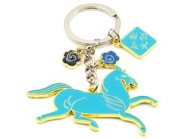 China Customized zinc alloy baking paint key chain cartoon metal advertising promotion activities keychain pendant for sale