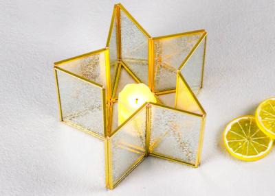 China Pentacle glass artifact greenhouse decoration Geometric candle cover Creative gift bedroom decorate for sale