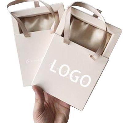 China Attractive Chinese custom hot stamped logo printed luxury small earring paper sliding packaging jewelry boxes with microfiber jewelry pouch for sale