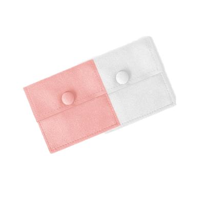 China White Envelope Bio Microfiber Jewelry Logos Making Packaging Pouches Attractive Custom Wholesale Biodegradable Jewelry Bags For Sale for sale