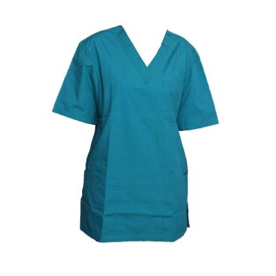 China White Comfortable Hospital Apparel Uniform Custom Design V Neck Short Sleeve Uniforms Suits Nursing Scrub Women Scrub for sale