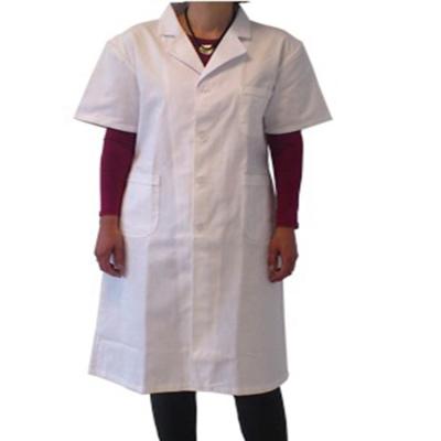 China Unisex Slim Coat Uniforms Slim Workwear Beauty Lab Workwear Packing Uniform Health Service Scrubs White Coat Lab Coat for sale